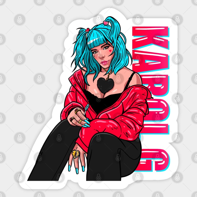 Karol G Sticker by liomal